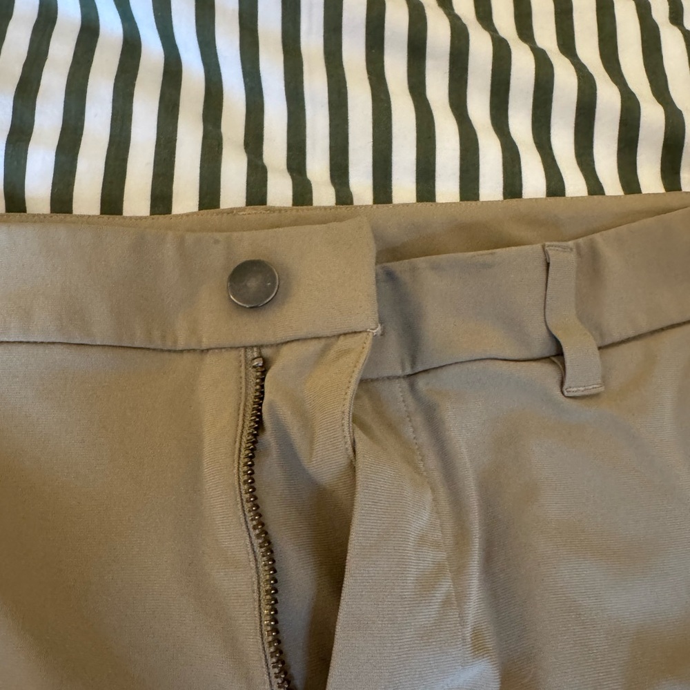Lululemon Khaki Shorts *grease stains* - Picture 5 of 6